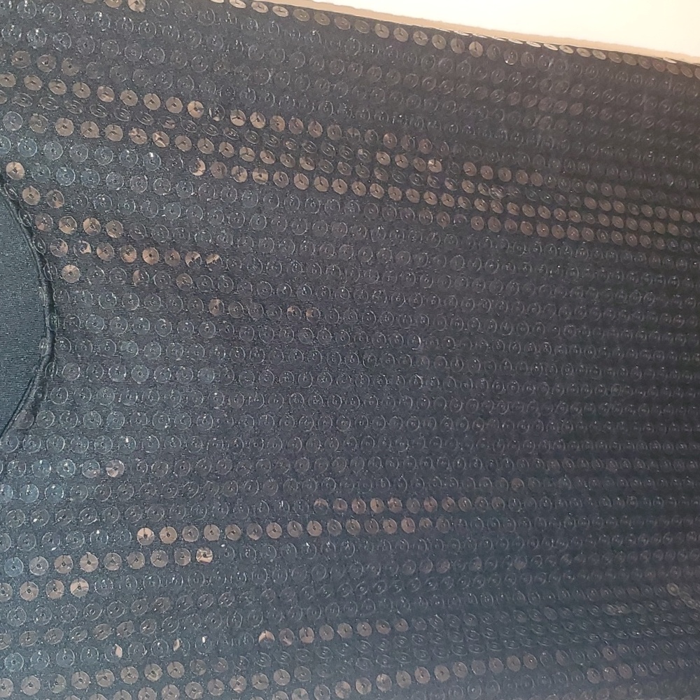 NWOT Black Sequence Dress - Picture 3 of 5